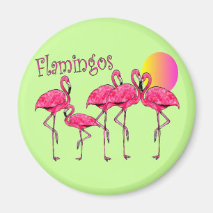 Imán Regalos tropicales del arte del flamenco