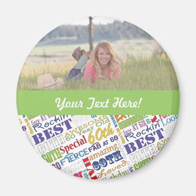 Imán Regalos Únicos Y Especiales De Fiesta De Cumpleaño (Frente)