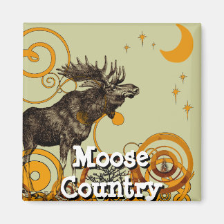 Imán Regalos Vintage Moose