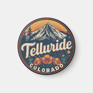 Imán regalos vintage Telluride colorado naturaleza al a