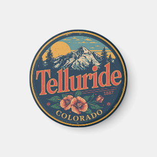Imán regalos vintage Telluride colorado naturaleza al a