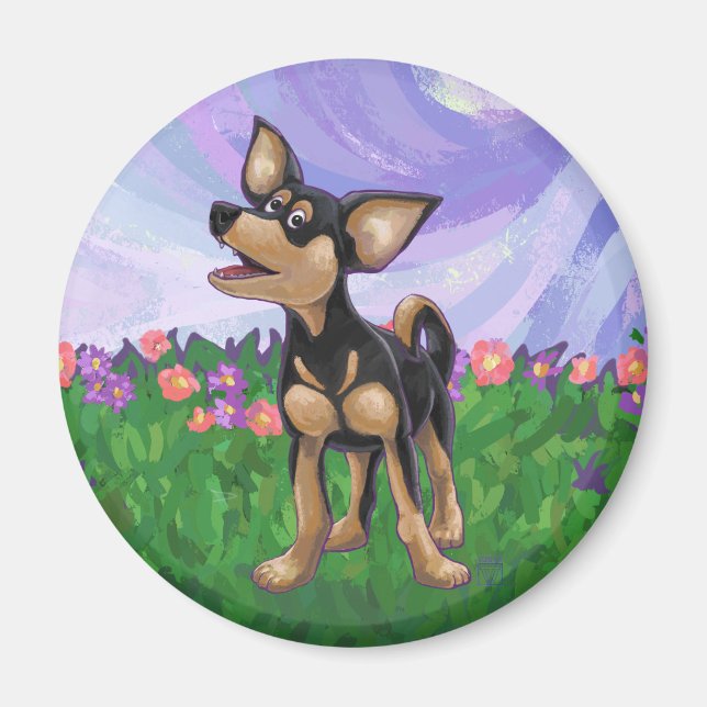 Imán Regalos y accesorios de Chihuahua (Frente)