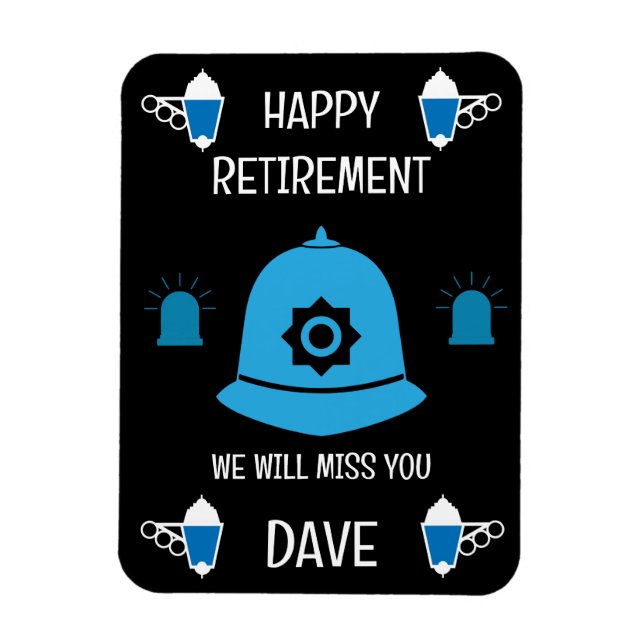 Imán Regalos Y Accesorios De La Policía Británica (Vertical)