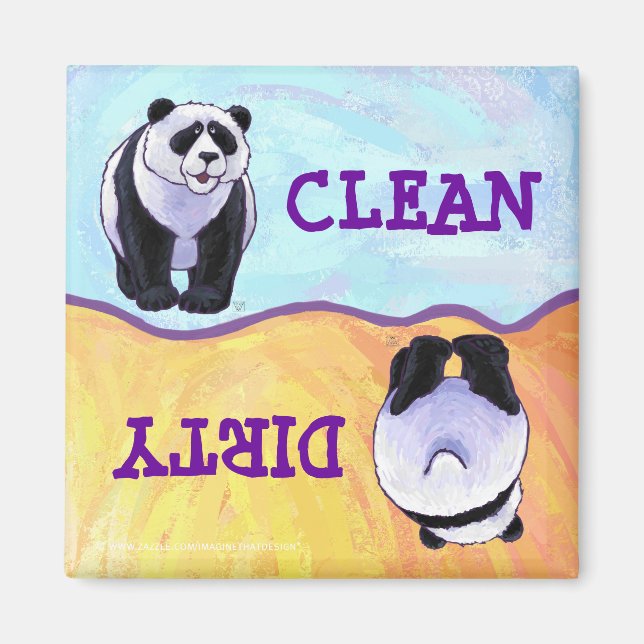 Imán Regalos y accesorios de oso de Panda (Frente)