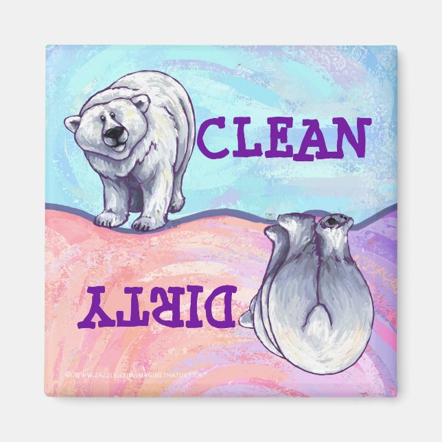 Imán Regalos y accesorios de oso polar (Frente)