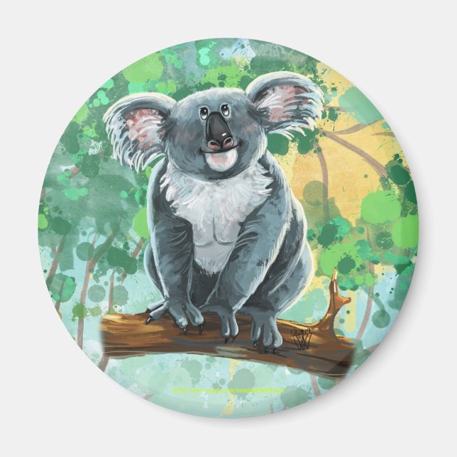 Imán Regalos y accesorios para osos de Koala (Frente)