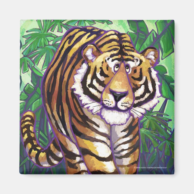 Imán Regalos y accesorios para tigres (Frente)