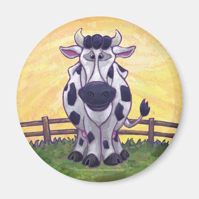 Imán Regalos y accesorios para vacas (Frente)