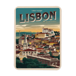 Imán Regalos y souvenirs de viaje vintage lisboa portug