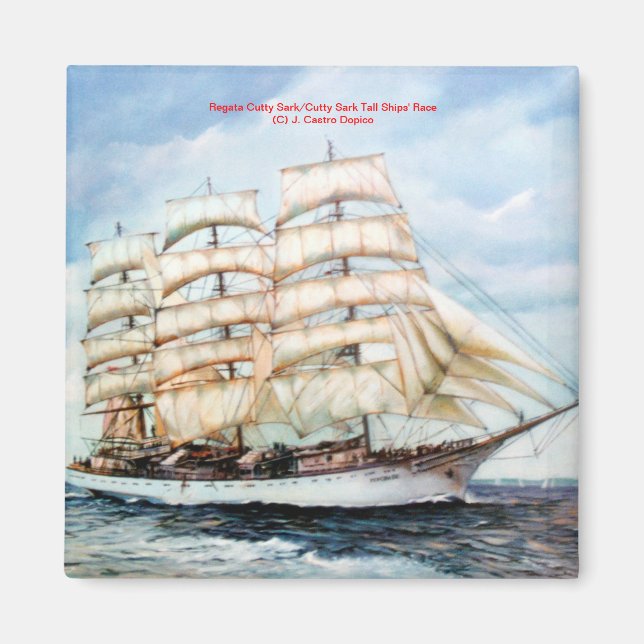 Imán Regata Cortty Sark/Cutty Sark Tall (Frente)