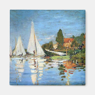 Imán Regatta En Argenteuil Claude Monet