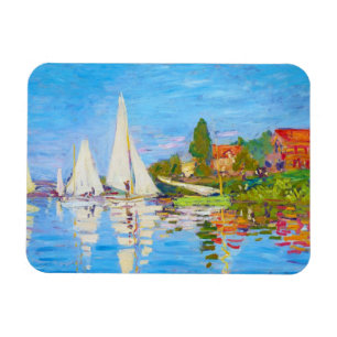 Imán Regatta en Argenteuil Claude Monet