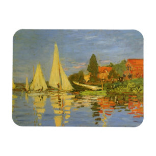 Imán Regatta en Argenteuil por Claude Monet