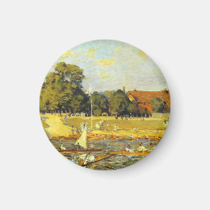 Imán Regatta en Hampton Court Alfred Sisley Poster