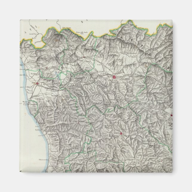 Imán Región de la Toscana Italia (Frente)