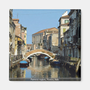 Imán Región famosa, Venecia, Italia