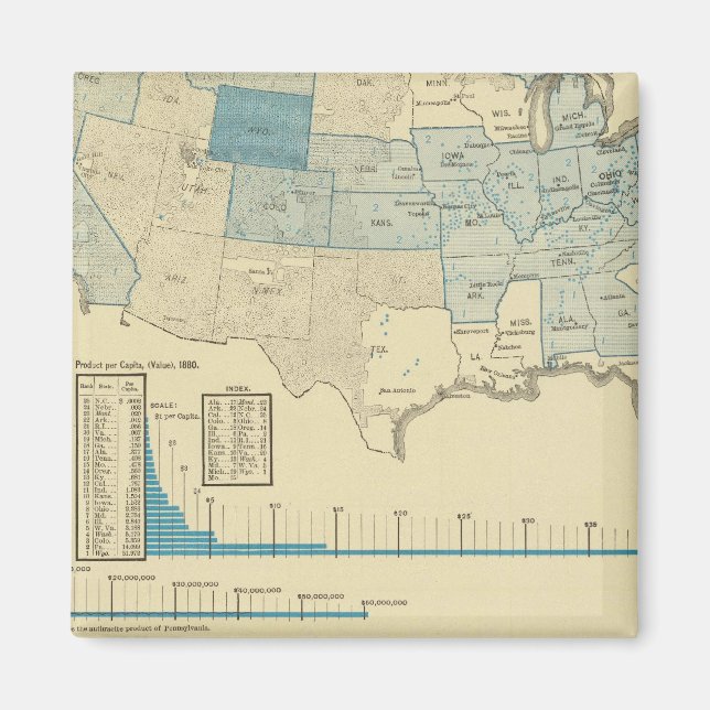 Imán Regiones mineras de carbón (Frente)