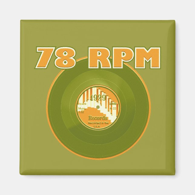 Imán Registro de 1929 a 78 RPM (Frente)