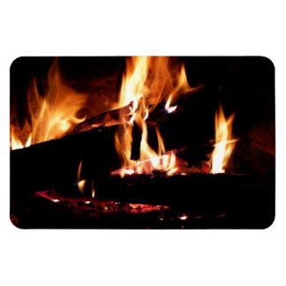 Imán Registros en la fotografía de fuego cálido de la c