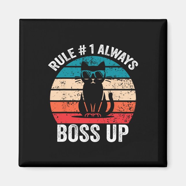 Imán Regla 1 Apoderar siempre a los hombres memes graci (Frente)