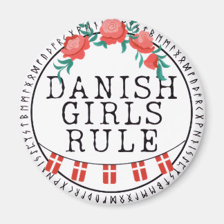 Imán Regla de Chica danés