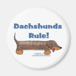 Imán Regla de Dachshunds