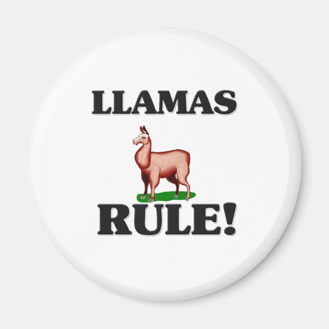Imán ¡Regla de LLAMAS! (Frente)