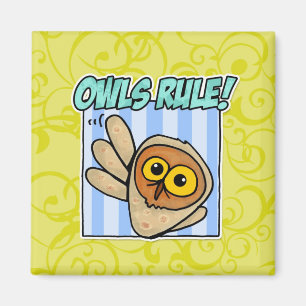 Imán regla de los búhos
