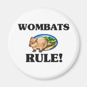 Imán ¡Regla de WOMBATS!