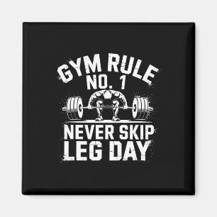 Imán Regla Gym No1 Nunca Omitir Trabajo De Halterofilia