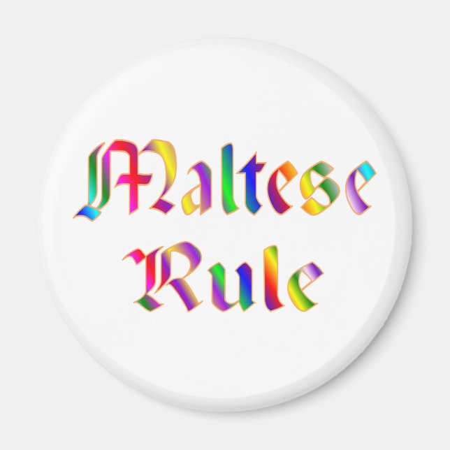 IMÁN REGLA MALTESE (Frente)