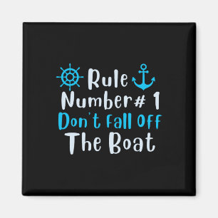 Imán Regla número 1 No caigas del crucero divertido S