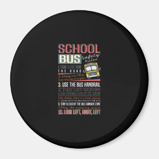 Imán Reglas de seguridad de los autobuses escolares T ,