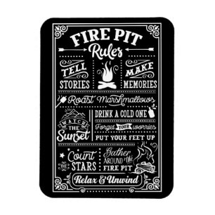 Imán Reglas del Foso de Fuego - beige