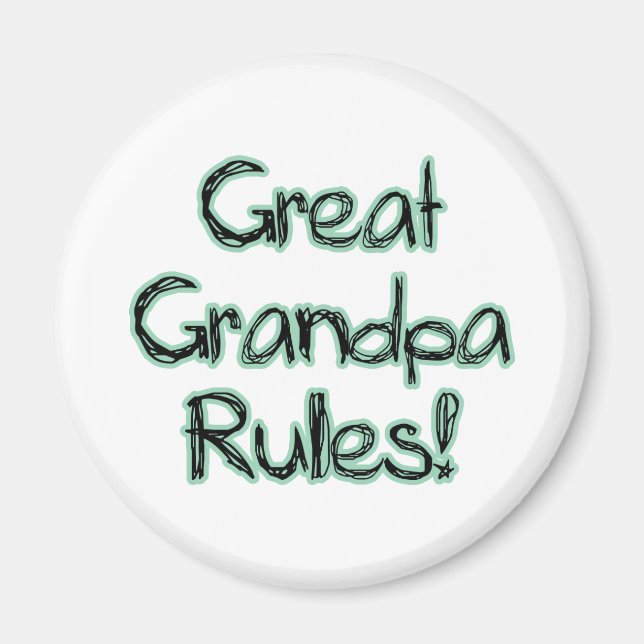 Imán Reglas del Gran Abuelo (Frente)