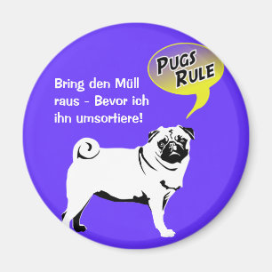 Imán Reglas del Pug