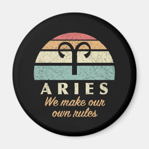 Imán Reglas divertidas de Aries Zodiac