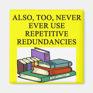 Imán reglas divertidas para los escritores