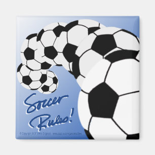 Imán REGLAS SOCCER Sq Magnet/Blue