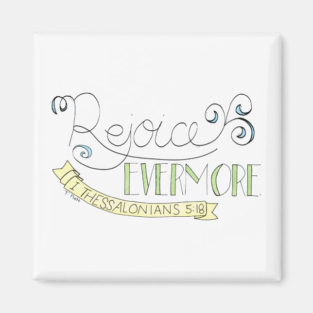 Imán Regocijarse evermore (Frente)