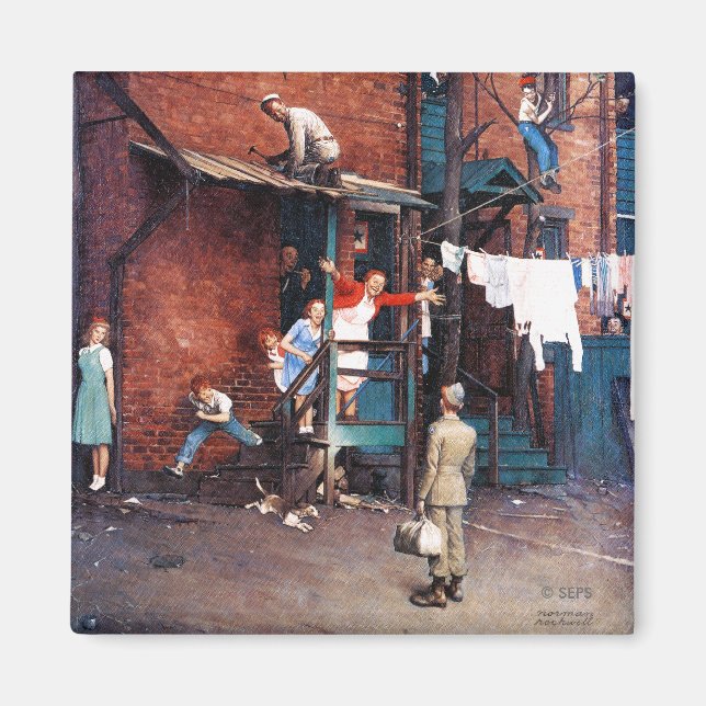 Imán Regreso a casa a G.I. (Frente)