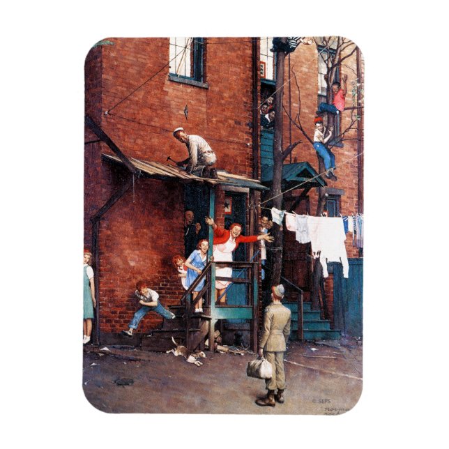 Imán Regreso a casa a G.I. (Vertical)