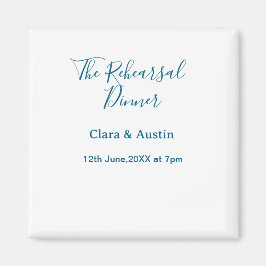 Imán Rehearsal dinner the night before simple minimal m