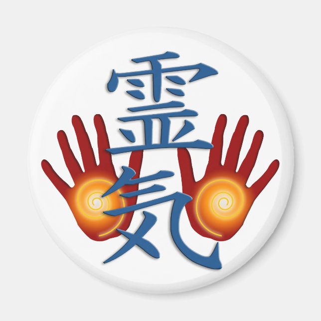 Imán Reiki Hands (Frente)