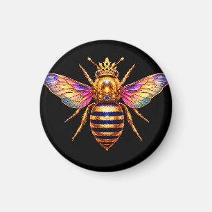 Imán Reina Abeja Con Corona