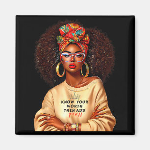 Imán Reina Afro Mujer Negra Africana Melanina Historia