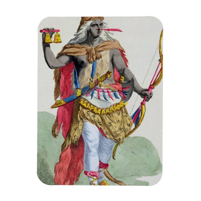 Imán Reina Anna Nzinga (1583-1663), de 'Receuil des E (Vertical)