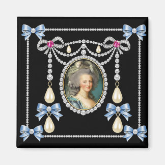Imán Reina de Francia inspirada en Marie Antoinette