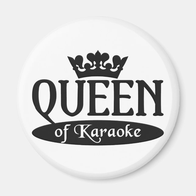 imán Reina de Karaoke (Frente)
