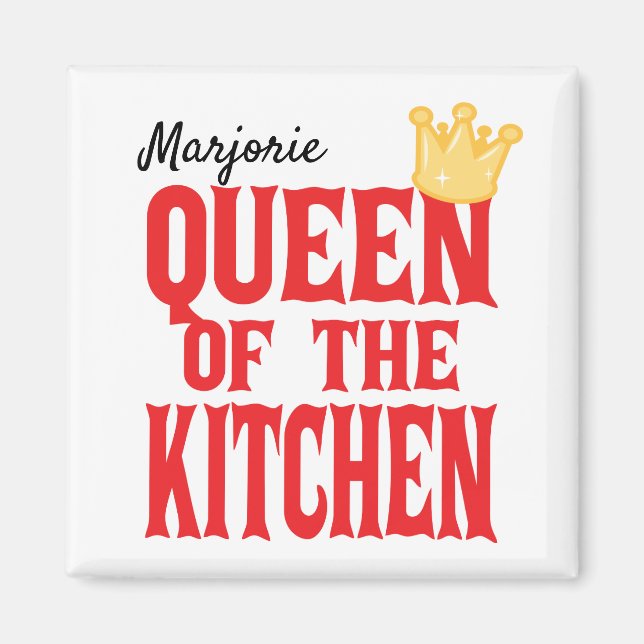 Imán Reina de la cocina (Frente)